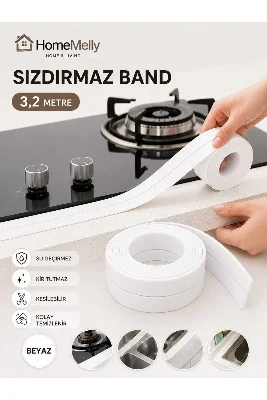 3,2 Metre Su Geçirmez Kendinden Yapışkanlı Lavabo Küvet Kenar Bandı – Sızdırmaz Banyo Bandı