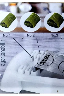 Tek Parça 3 Kademeli Pratik Portatif Yaprak Dolma Sarma Aparatı