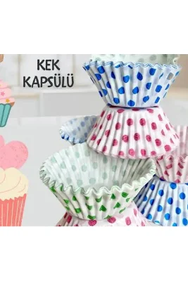 Large Boy Kek Kapsülü Yanmaz Yapışmaz CupCake Kek Muffin Kağıdı