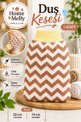 1 Adet Banyo Duş Kesesi - Peeling Eldiveni , Banyo Lifi ve Kesesi