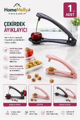 Pratik Çekirdek Ayıklama Aparatı Vişne Zeytin Çekirdeği Çıkarmaya Yarayan Materyal
