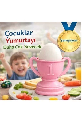 Şampiyon Yumurtalık Dekoratif Haşlanmış Yumurta Tutucu Kahvaltılık Yumurta Standı