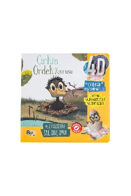 Çirkin Ördek Yavrusu Çocuk Kitabı Canlanan Kitap Pedagog Onaylı Canlanan Masal Kahramanları 4D