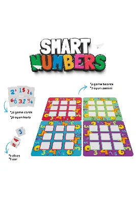 Smart Number Akıllı Sayılar Eğlenceli Grup Oyunu hız ve dikkat