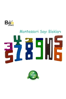 Montessori Sayı Blokları Eğitici Sayı Toplama Çıkarma Oyunu