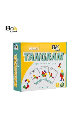 Renkli Tangram Eğitici Ve Eğlenceli Tangram Oyuncağı – 3 Yaş, Motor Becerileri Geliştirici