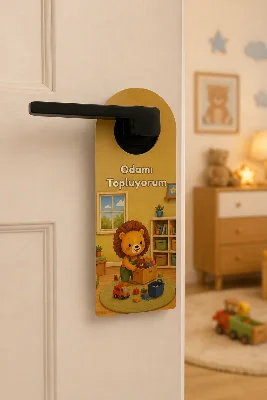 Vuud Çocuk Odası Kapı Kolu Askısı (6'lı Paket)