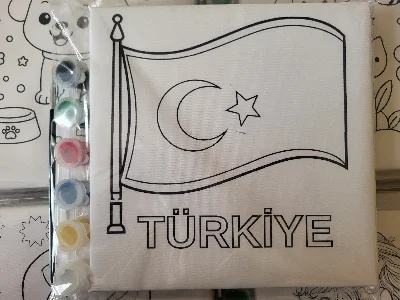 TÜRKİYE 20X20 TUVAL BOYAMA SETİ