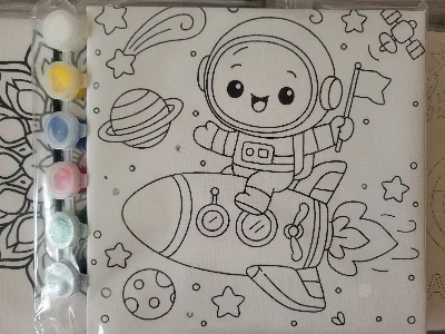 ASTRONOT 20X20 TUVAL BOYAMA SETİ