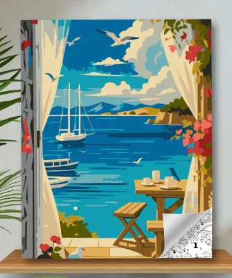 KOY 40x50 SAYILARLA TUVAL BOYAMA SETİ