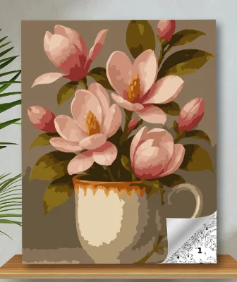 MANOLYA 40x50 SAYILARLA TUVAL BOYAMA SETİ