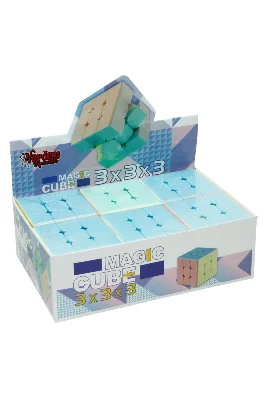 Pastel Renklerde Zeka Küpü – 3’lü Kare (3X3x3)