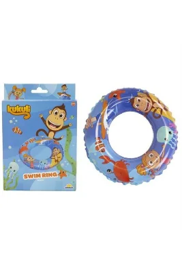 Kukuli-Havalı-Şişme Can Simidi-Can Kurtaran-Şamandıra-Deniz-Havuz-Plaj-Su Oyun-Aktivite-Etkinlik Malzemeleri-Şamandıra 50 Cm-Çocuklar İçin
