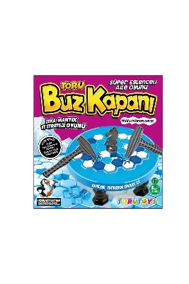 Buz Kapanı- 2 Kişilik-Kutulu-Eğlenceli Buz Kırma - Denge ve Strateji Oyunu - Zeka ve Beceri Geliştirici-Aile-Çocuk Oyun Seti-Eğitici Oyuncak-Anne&Çocuk Ürünü
